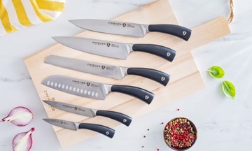 Набор кастрюль 4 шт. Ножи Sensa Thermo + Obsidian Zwieger