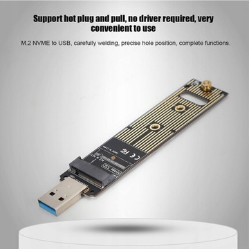 АДАПТЕР ДЛЯ SSD-ДИСКА M.2 NVME PCIE USB-C 3.1