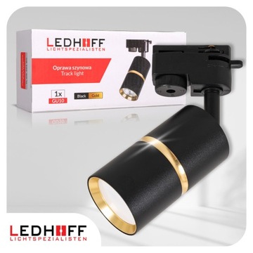 Трековое освещение Лента 3 м 5x отражатель GU10 ЧЕРНЫЙ золотой светодиодный светильник SPOT