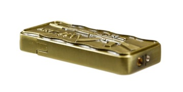 ZAPALNICZKA ŻAROWA METALOWA PREZENT AK47 AK 47 PISTOLET WOJSKO ARMY METAL