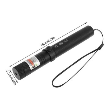 LASER WSKAŹNIK LASEROWY ZIELONY MOCNY LASER POINTER AKUMULATOROWY