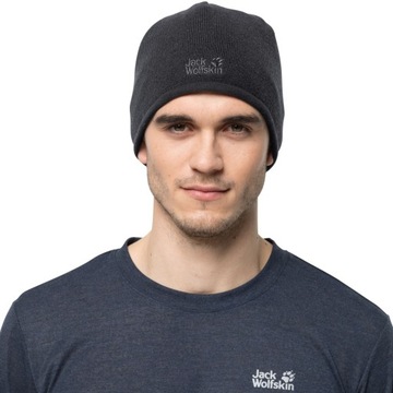 CZAPKA ZIMOWA MĘSKA JACK WOLFSKIN LOGO KNIT M