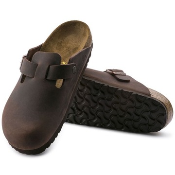 BIRKENSTOCK KLAPKI CHODAKI BOSTON OILED HABANA 50