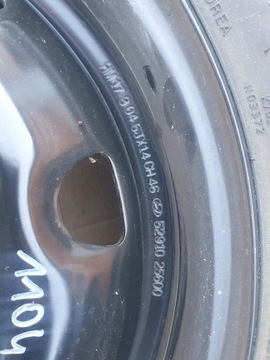 KOLO REZERVY 13" HYUNDAI GETZ JAKO NOVÉ