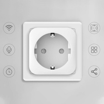 PROGRAMATOR CZASOWY INTELIGENTNE GNIAZDO ZDALNIE STEROWANE WIFI TUYA SMART