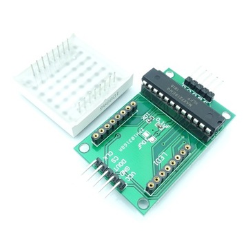 Светодиодная матрица дисплея 8x8 + контроллер MAX7219