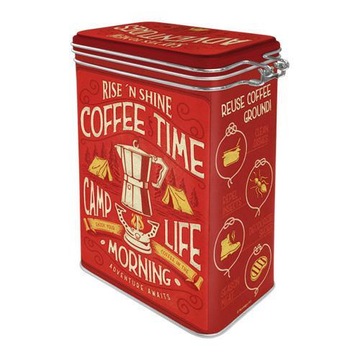 Puszka z klipsem Camp Coffe Time Hermetyczna na kawę herbatę