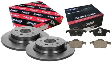 tarcze + klocki VOLVO S60 S80 I V70 II 288mm tył