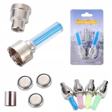 СВЕТЯЩИЕСЯ ВЕЛОСИПЕДНЫЕ ВЕЛОСИПЕДНЫЕ ВЕЛОСИПЕДЫ ДЛЯ МОТОКОЛЕСА, 2 ШТ, СИНИЕ