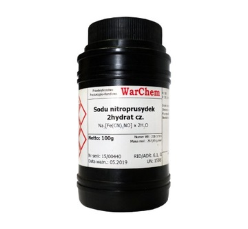 NITROPRUSYDEK SODU 2hydrat - czysty - 100g