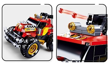 Радиоуправляемые блоки JEEP с ДИСТАНЦИОННЫМ УПРАВЛЕНИЕМ, пульт +LEGO