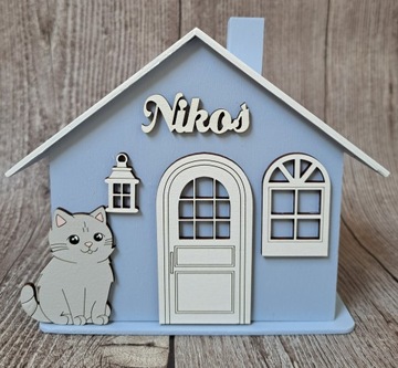 Копилка XXL с именем, подарок на ПЕРВЫЙ ГОД, КРЕЩЕНИЕ, ДЕНЬ РОЖДЕНИЯ