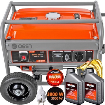 AGREGAT PRĄDOTWÓRCZY GENERATOR PRĄDU AVR + BRIGGS