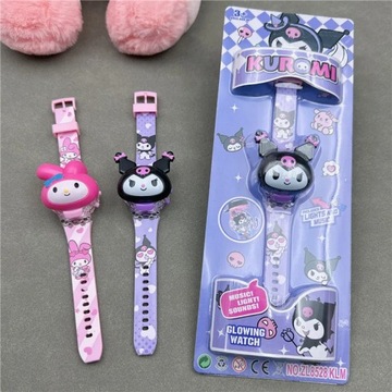 Kawaii Sanrio часы Cinnamoroll наручные часы Kuromi часы моей мелодии