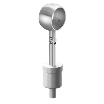 Podpora poręczy słupka Ø42,4/42,4 x 2,0 mm, regulacja wysokości i kątów, A2