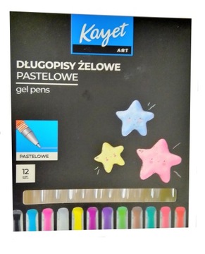 Długopis żelowy wielokolorowy Kayet