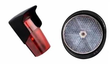 Светоотражающий фотоэлемент для ворот, датчик движения 15м + зеркало