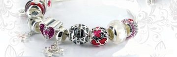 CHARMS BRANSOLETKA MODUŁOWA PANDORA MURANO BEADS