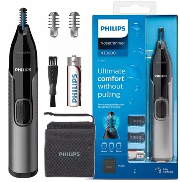 TRYMER DO NOSA BRWI USZU PHILIPS NT3650/16 + ETUI