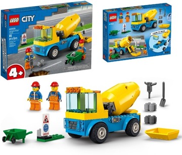 LEGO City 60325 Ciężarówka z betoniarką Prezent