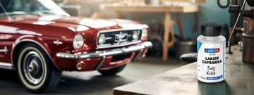 Краска для ретуширования AUDI LY9B Brilliant Black + кисть и палочки