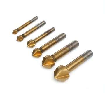 СВЕРЛА ФРЕЗЕРНЫЕ КОНИЧЕСКИ 6 ШТ.