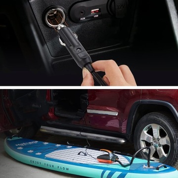 ЭЛЕКТРИЧЕСКИЙ НАСОС 20 PSI, 12 В, 110 Вт, ПОДХОДИТ ДЛЯ ПОНТОНОВ