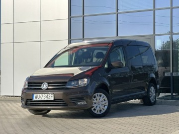 Volkswagen Caddy IV Kombi Maxi 2.0 TDI SCR BlueMotion Technology 102KM 2017 Volkswagen Caddy Polski salon! 1 Ręka, 7 osób!