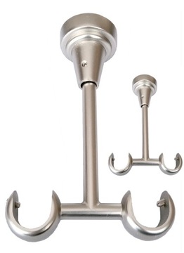 WSPORNIK PODWÓJNY SUFITOWY KARNISZA Fi19+19mm.