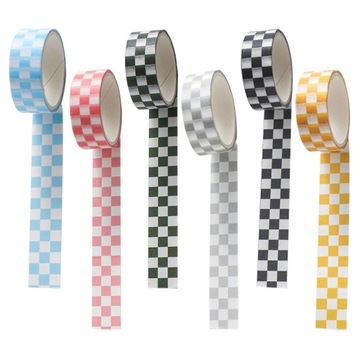 TAŚMA W KRATĘ OPAKOWANIE NA PREZENTY VINTAGE TAŚMA Washi
