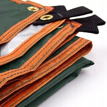 TARP PŁACHTA BIWAKOWA WODOODPORNA TERMICZNA 3X3 m