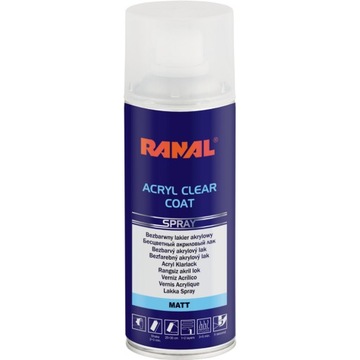 Lakier bezbarwny matowy RANAL Acryl Clear Spray