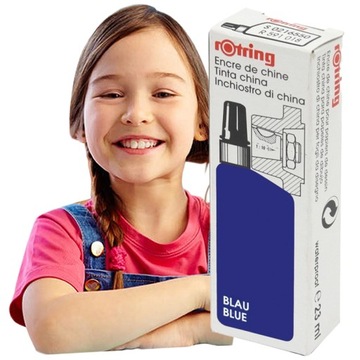 TUSZ KREŚLARSKI ROTRING NIEBIESKI 23ml KALIGRAFIA