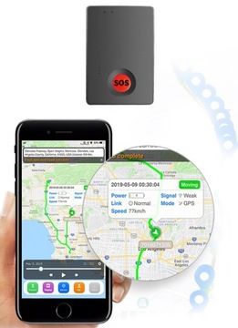 МИНИ-GPS-ЛОКАЛАЙЗЕР-ТРЕКЕР SINOTRACK ST904 ОШИБКА SOS, 15 ДНЕЙ, 1200 мАч, ПРИЛОЖЕНИЕ