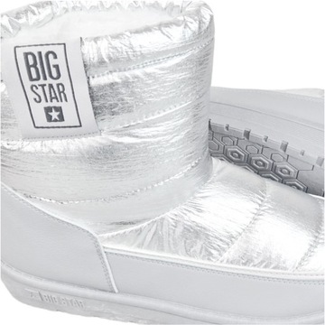 Buty zimowe śniegowce damskie ocieplane z futerkiem BIG STAR II274118 39