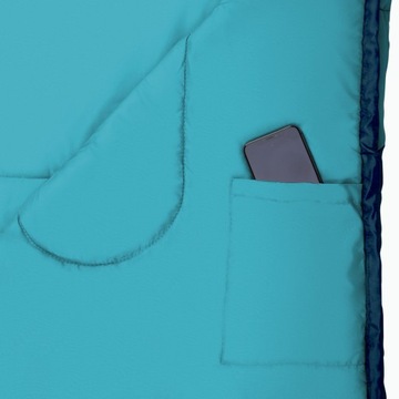 ТУРИСТИЧЕСКИЙ СПАЛЬНЫЙ МЕШОК С КАПЮШОНОМ, ТЕПЛЫЙ, ЛЕГКИЙ СТЕКЛО 215х75