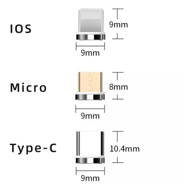 Adapter magnetyczny Lightning Super Fast charging