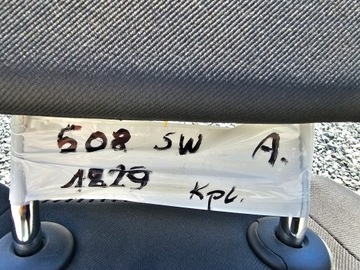 KOMPLET SEDADLA SEDADLO POHOVKA PEUGEOT 508 SW UK #1829