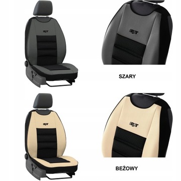 MATA TŁOCZONA SKÓRA POKROWIEC SAMOCHODOWY NA SIEDZENIA do Fiat 500X