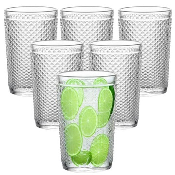 Szklanka do zimnych napojów 340ml szklanki, imitacja kryształu