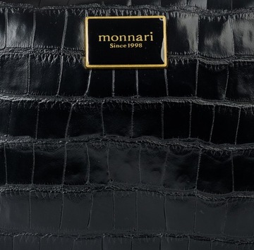 СТЕГАНАЯ СУМКА MESSAGE, ЧЕРНАЯ MONNARI