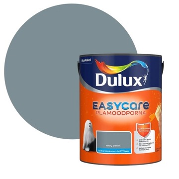 DULUX EASYCARE FARBA LATEKSOWA PLAMOODPORNA Szary Denim 5L