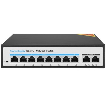 10-портовый специальный коммутатор POE оснащен встроенным источником питания XF 24 В.