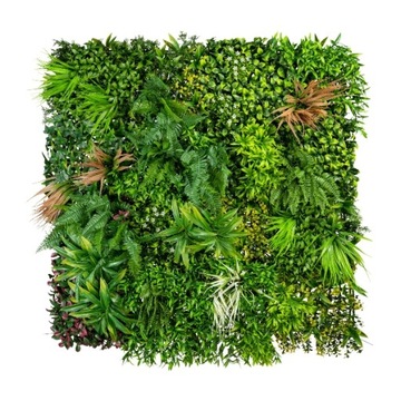 листовой коврик 100x100 см искусственная зеленая стена