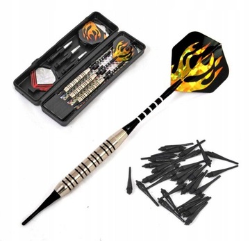 НАБОР ИЗ 3 ПРОФЕССИОНАЛЬНЫХ ДРОТИКОВ 18 г ДРОТИК