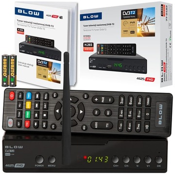 Tuner dekoder TV DVB-T DVB-T2 H.265 USB HDMI WiFi