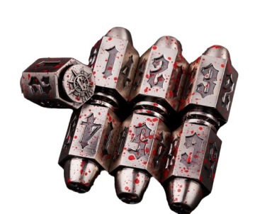 ВОЕННЫЙ СУВЕНИР МЕТАЛЛИЧЕСКИЙ КУБИК K6 1,6 СМ RPG ШЕСТИГРАННИК КОСТЬ