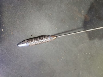 СТАРАЯ ИСТОРИЧЕСКАЯ АВТОМОБИЛЬНАЯ АНТЕННА РАДИО PRL ХРОМ ОРИГИНАЛ ДЛИННАЯ