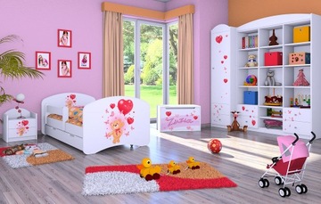 КРОВАТЬ 160/80 С ЯЩИКОМ - HAPPY DOGS + МАТРАС