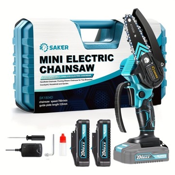 Saker mini łańcuchy łańcuchowe, bezprzewodowa, ręczna piła elektryczna z